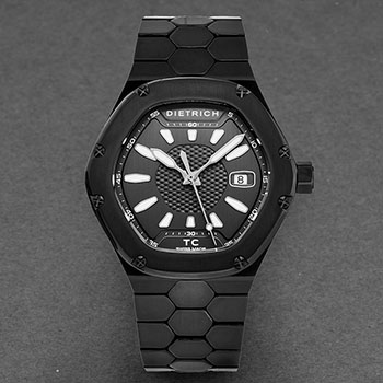 Dietrich Time Companion Men's Watch Model TC PVD BLACK Thumbnail 5